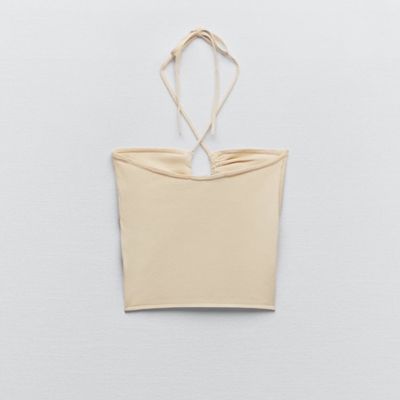 Zara knit cutout halter top🍨 - Picture 6 of 8